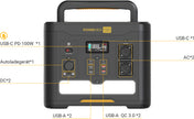 Powerness Hiker U1500 Portable Power Station, 1536Wh LiFePO4 Battery Backup (Solar Panel Not Included)