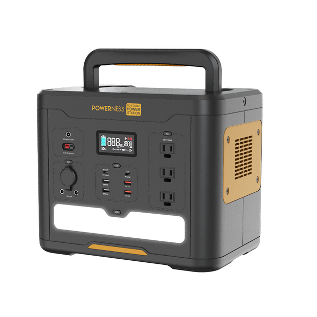 Powerness Hiker U1500 Portable Power Station, 1536Wh LiFePO4 Battery Backup (Solar Panel Not Included)