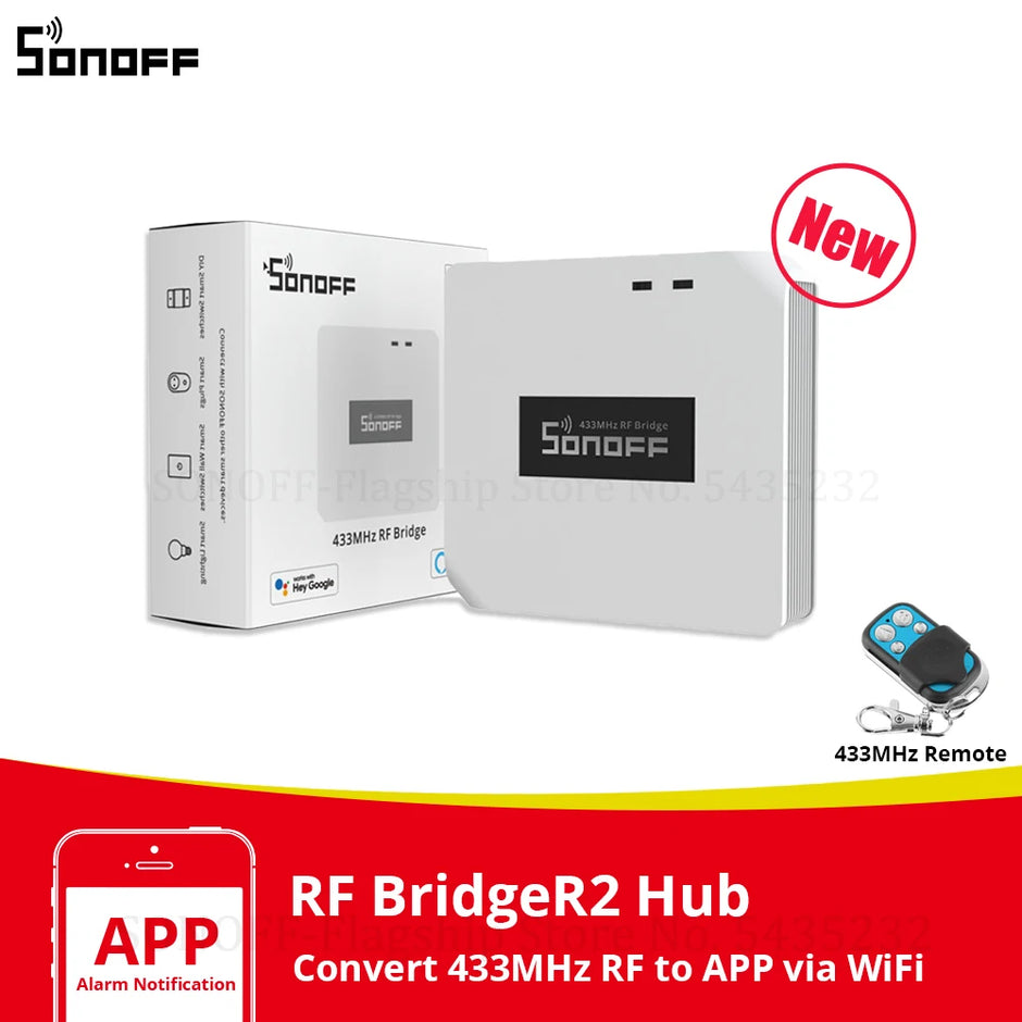 Itead SONOFF RF Bridge 433Mhz Wifi Wireless Signal Converter