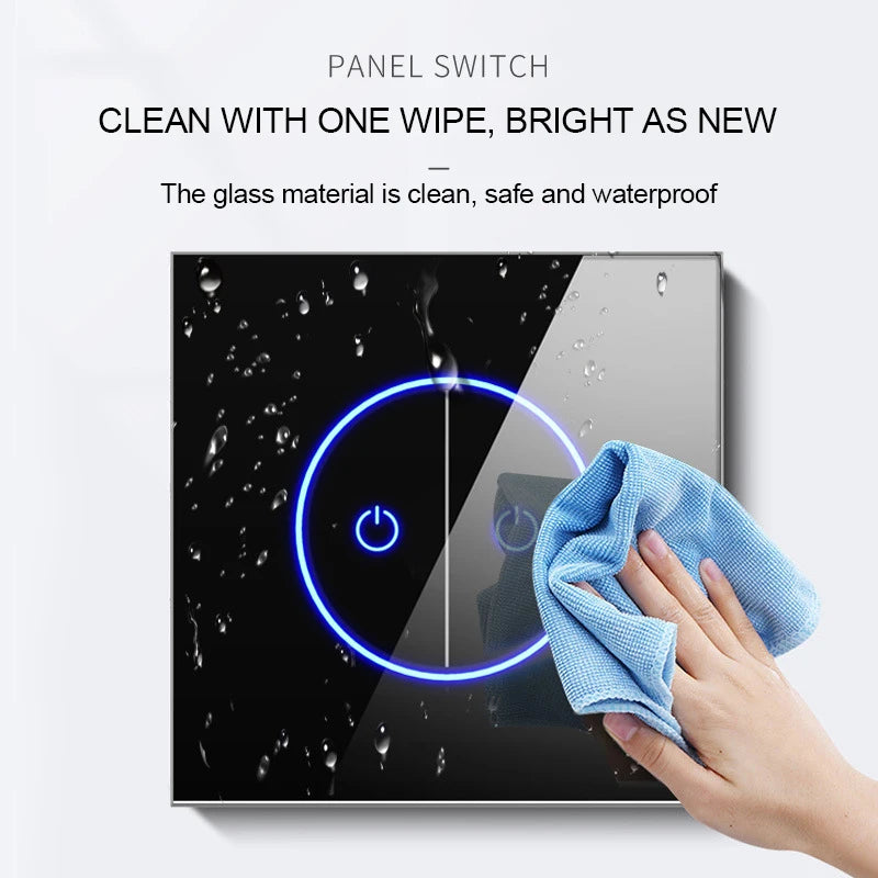 Smart WIFI Bluetooth Switch 10A 1/2/3Gang Light Switch