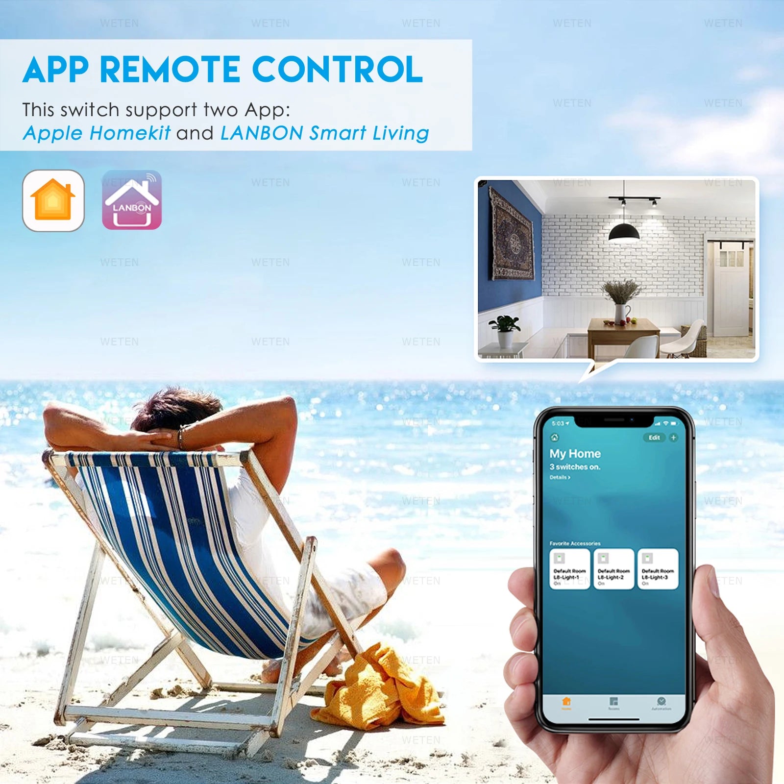 Smart Switch Homekit Wifi Light Switch Curtain Switch