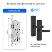 Bluetooth TTLock App Fingerprint Door Lock Code Card Key