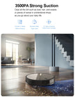 Robot Vacuum Cleaner Combo Mop,3500PA Suction Robotic,WiFi/Voice Control,Auto-Recharge