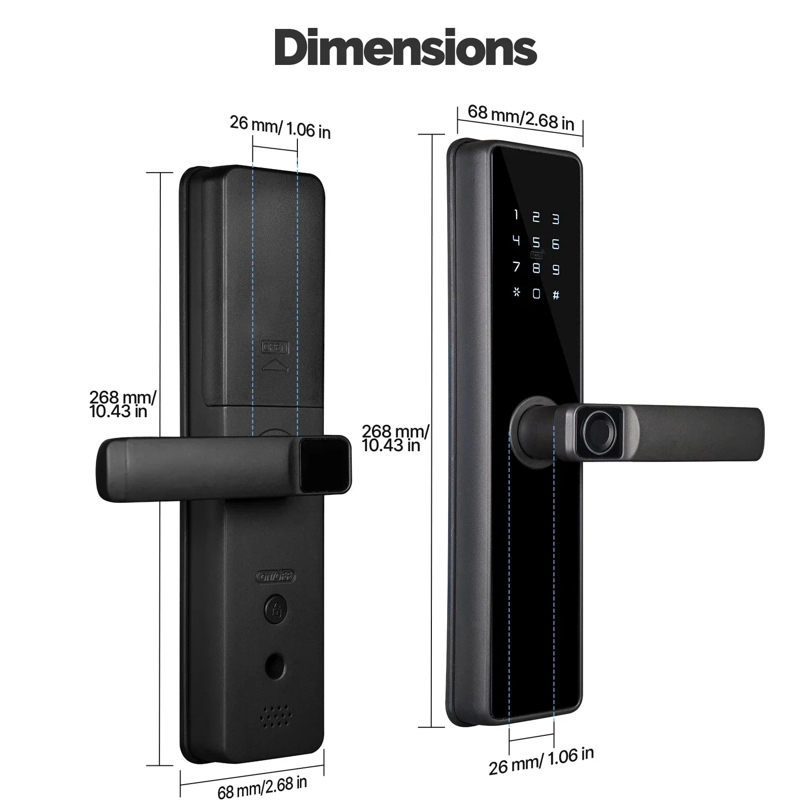 MOES Tuya ZigBee Smart Door Lock