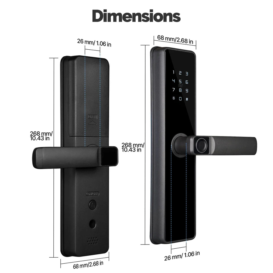 MOES Tuya ZigBee Smart Door Lock