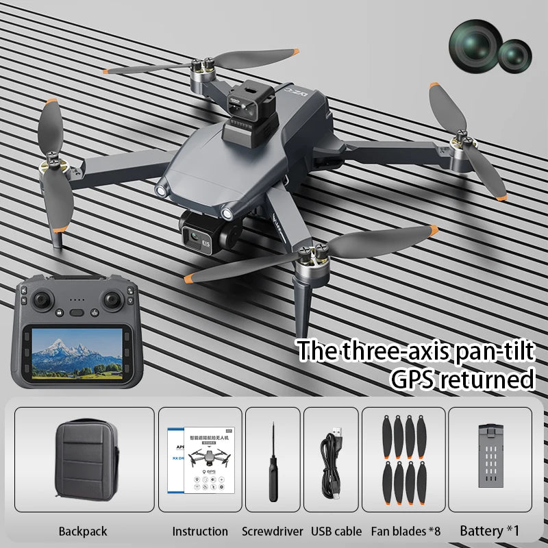L600 PRO MAX GPS Drone 8K Profession HD Camera