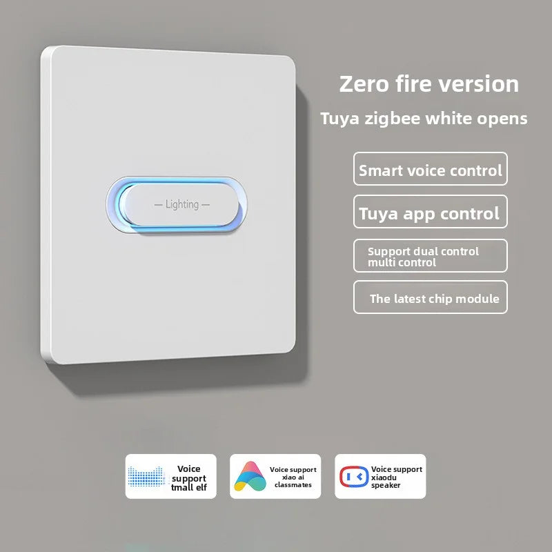 Tuya Intelligent Button Smart Switch Zigbee Dual Control