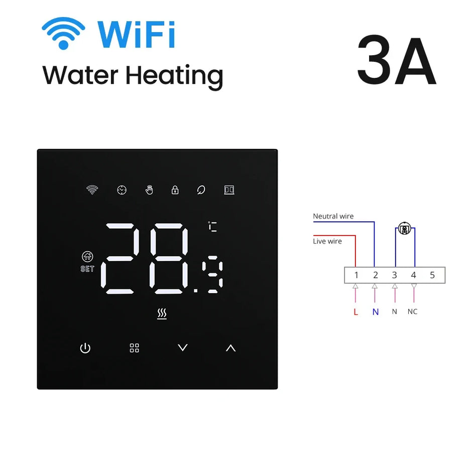 AVATTO Tuya Smartlife HD LED WiFi Thermostat Controller
