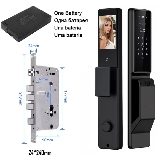 Alexa voice control smart door lock