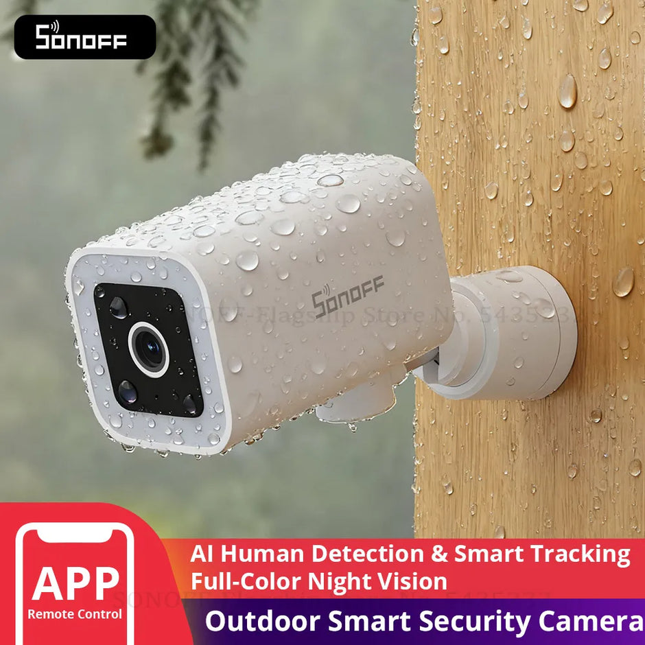 SONOFF Outdoor Smart Security Camera 2K HD With AI Human Detection