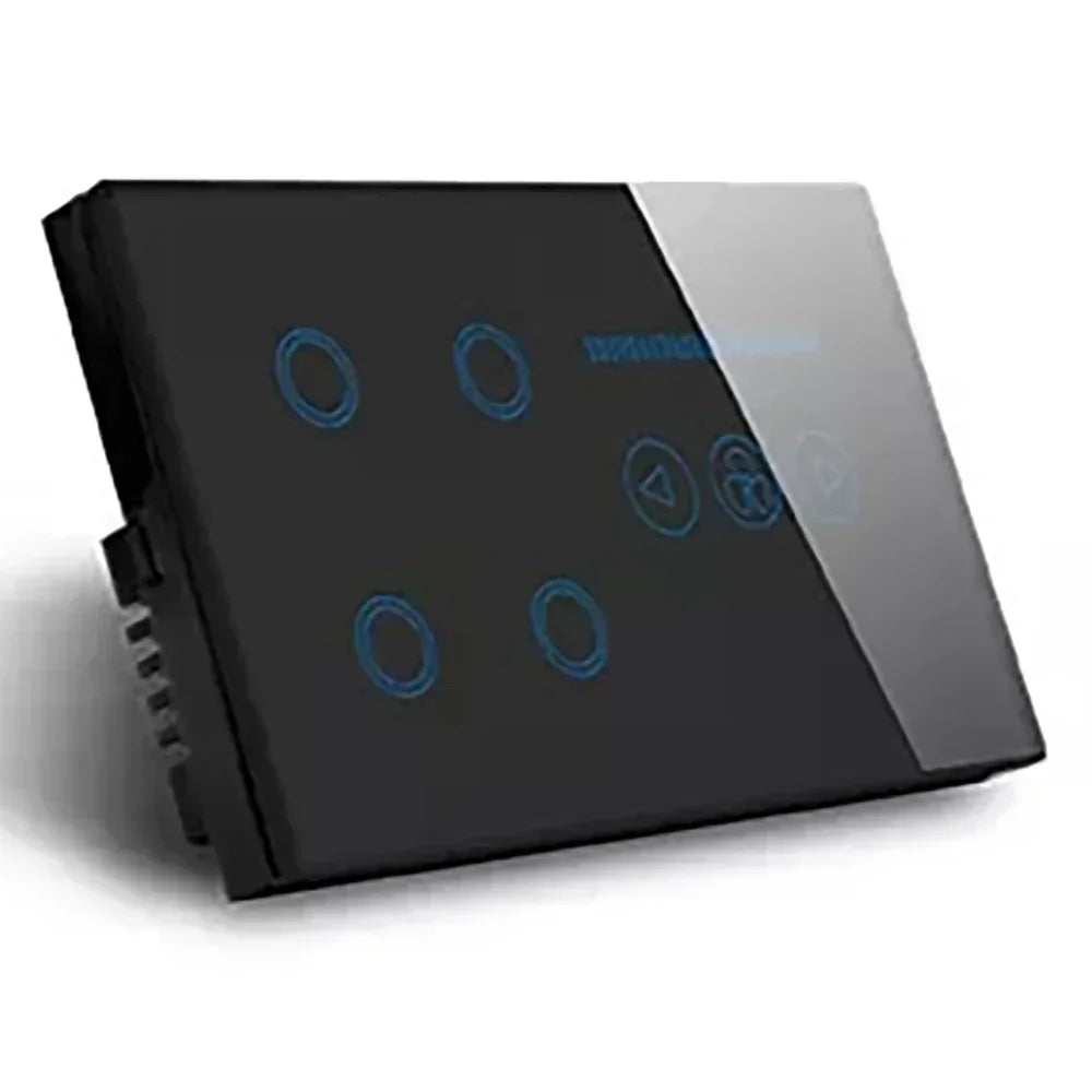 Melery Switch Fan Speed Interruptor Wifi Smart Tuya Light 4Gang