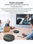 Omni-directional Microphone 10M Radius 360° Pickup Wireless Conference Speaker