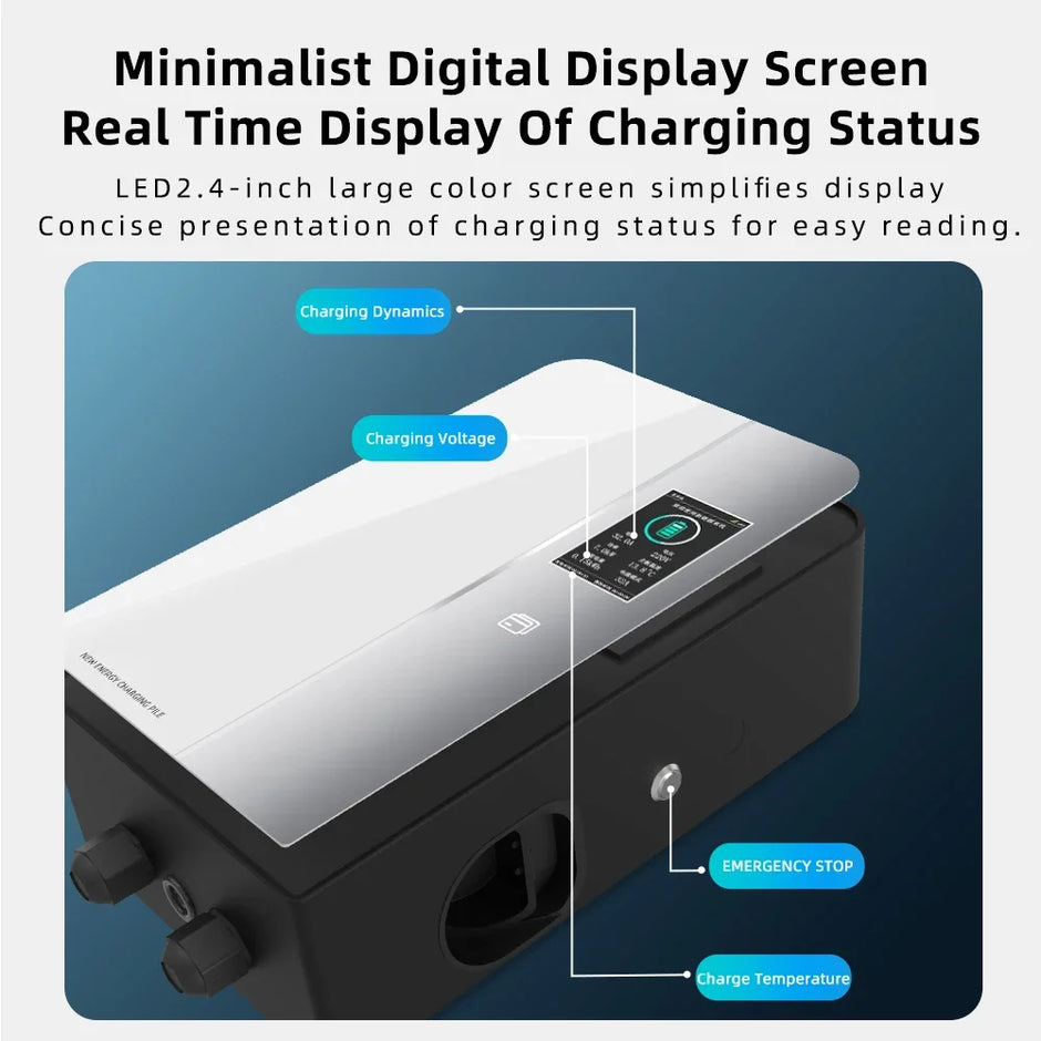 ROMADA 32A 22KW EV Charging Station Wallbox Car Charger
