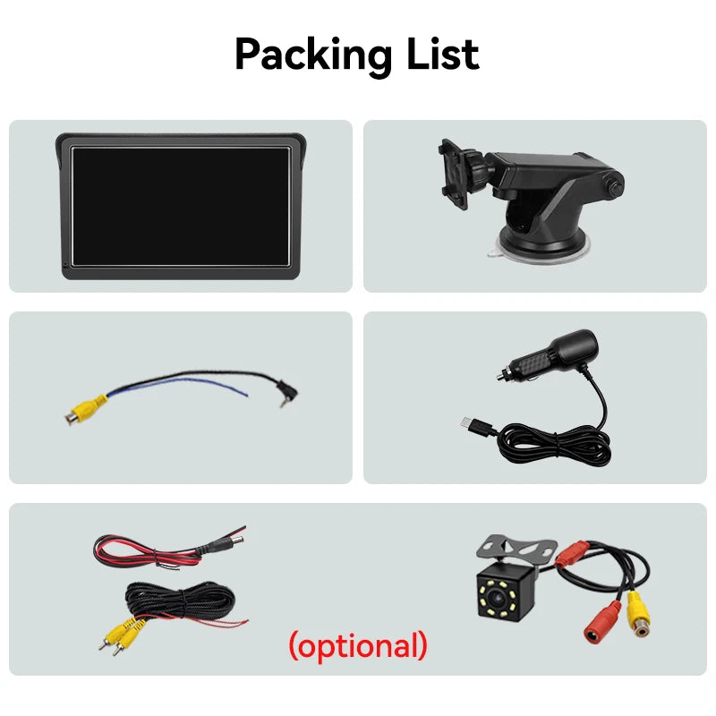 AHOUDY 7 Inch Carplay Android Auto Universal Car Radio Multimedia Video Player Touch Screen