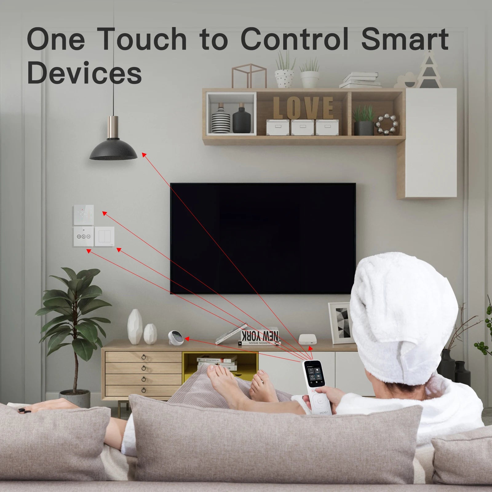 MOES Wifi Tuya Smart Central Remote Controller
