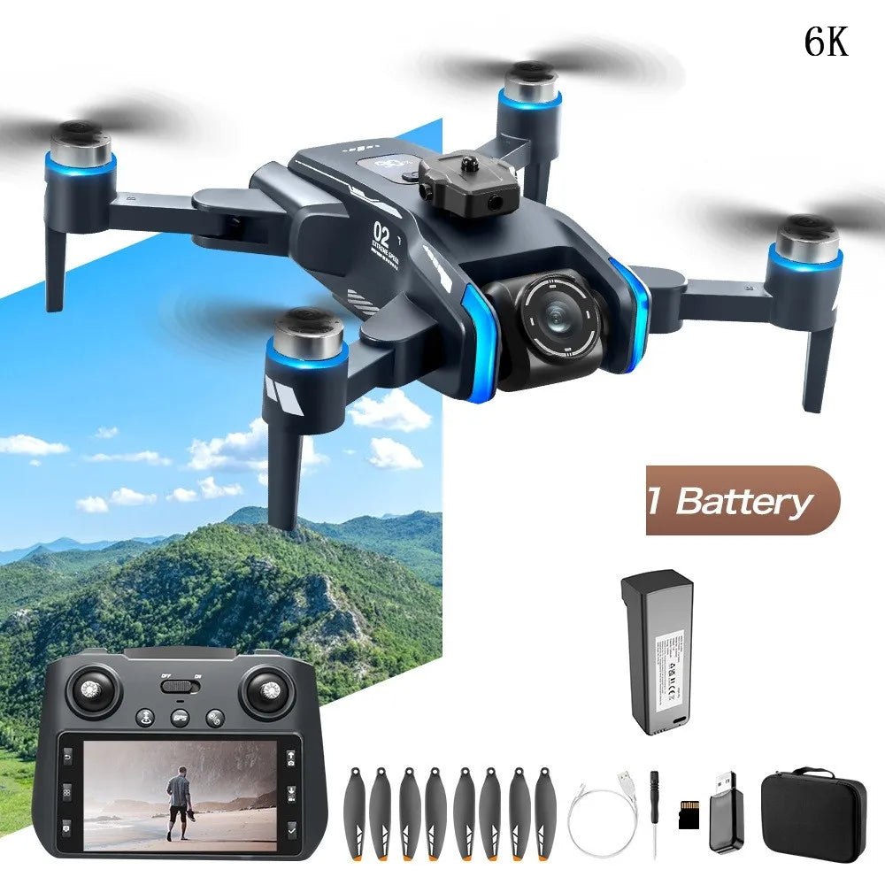 8K Brushless Obstacle Avoidance WIFI FPV RC Drone 8K Aerial Camera