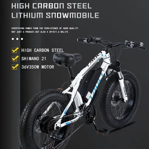 AKEZ 350W Motor Electric Bike 36V13AH Lithium battery E-bicycle