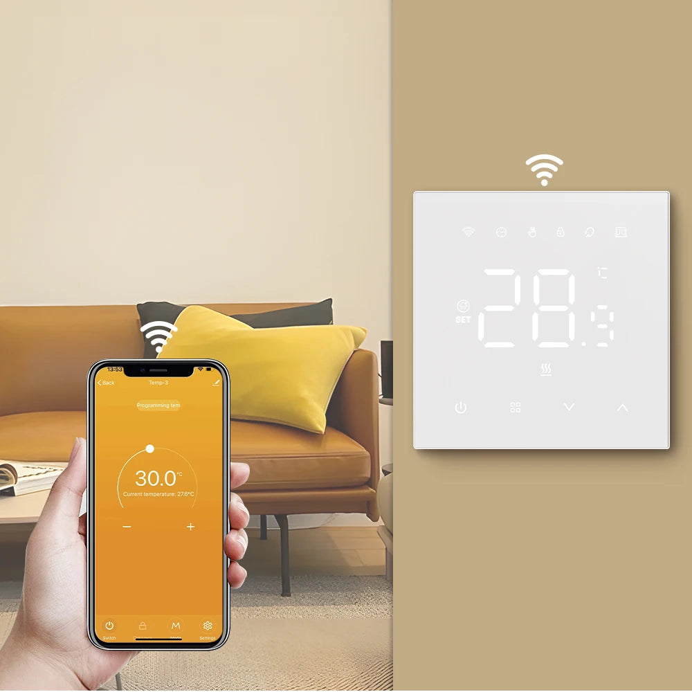 AVATTO Tuya Smartlife HD LED WiFi Thermostat Controller