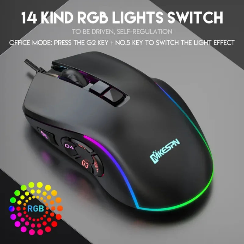 Wired Gaming Office Mouse