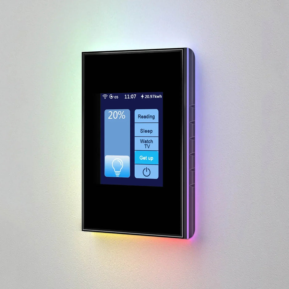 Lanbon L8 Luxury Smart Dimmer Switch - LCD Touch Panel for Tuya, Smart Life & Apple HomeKit