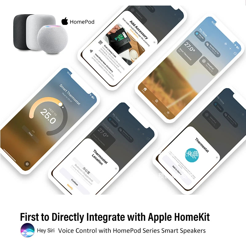 Matter Warm Floor Room Heating Thermostat