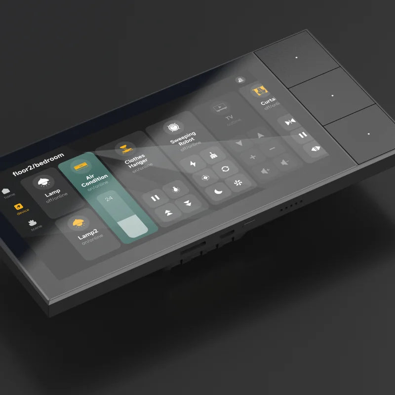 Android LCD touch screen smart home automation gateway panel