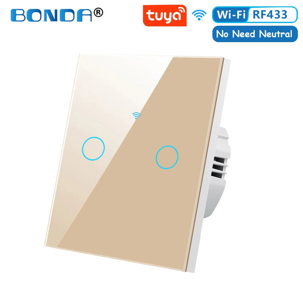 BONDA Smart Switch Wifi RF433 No Neutral