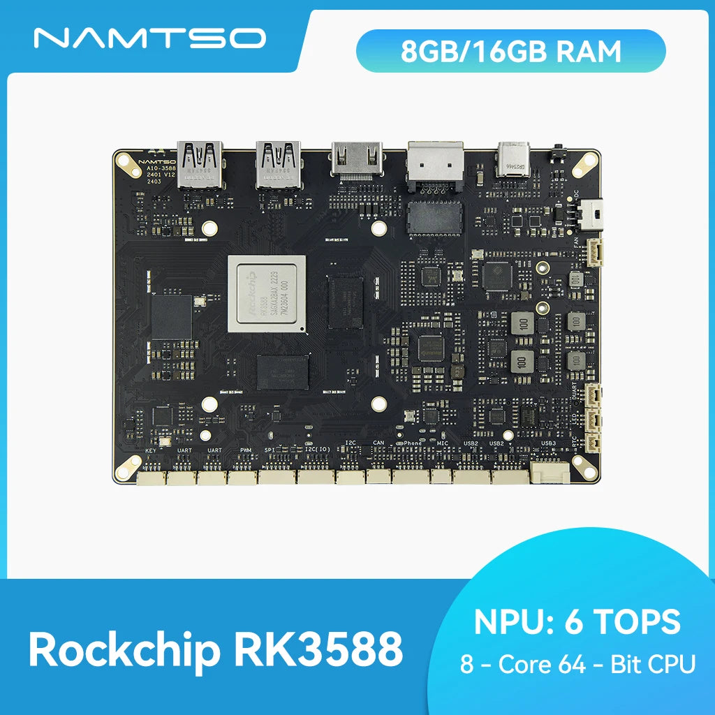 NAMTSO Rockchip  Industrial Single Board Computer 8 Cores 8GB+32GB