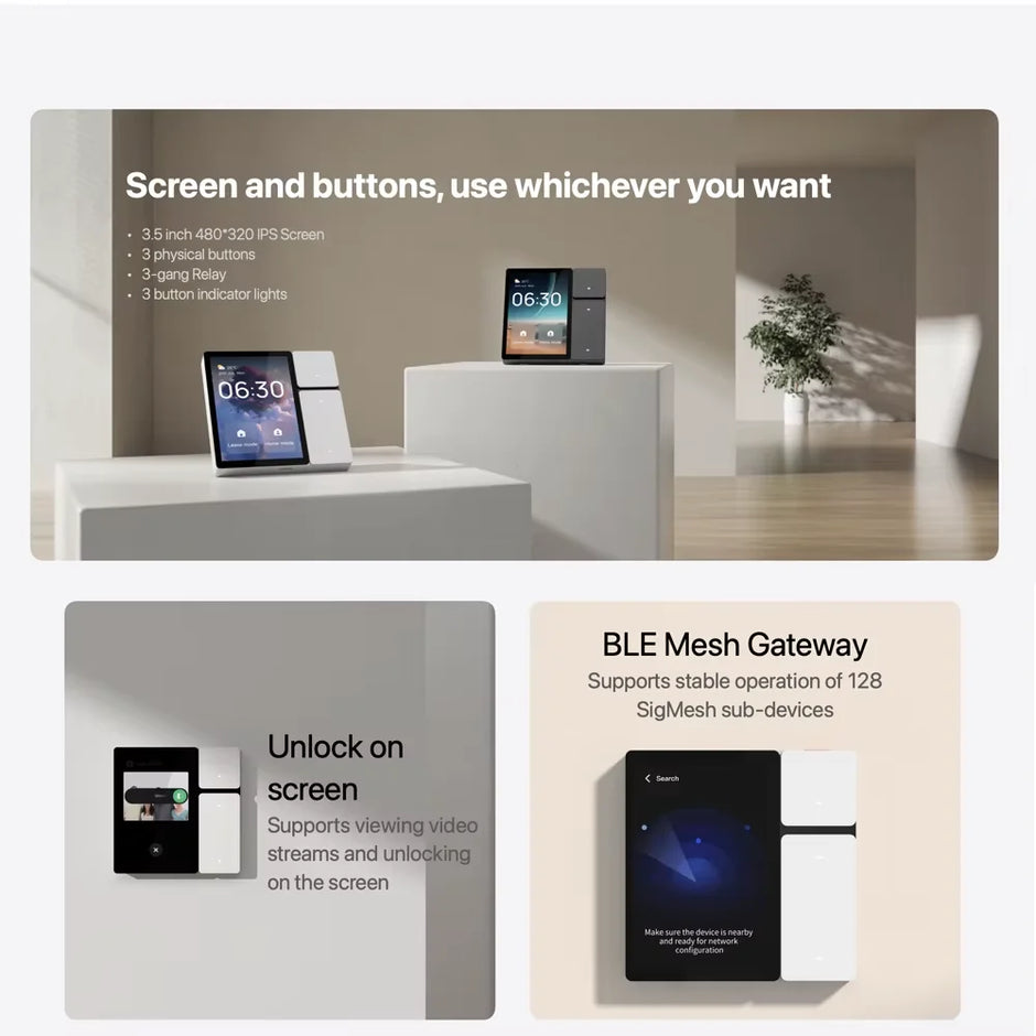 TUYA Smart Central Control Panel Mini Touch Screen