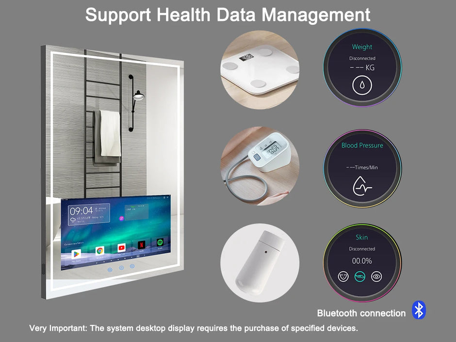 Smart Bathroom Vanity Mirror