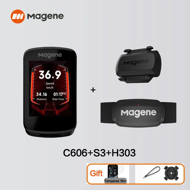 Magene GPS Bike Computer C606 Navigation Speedometer