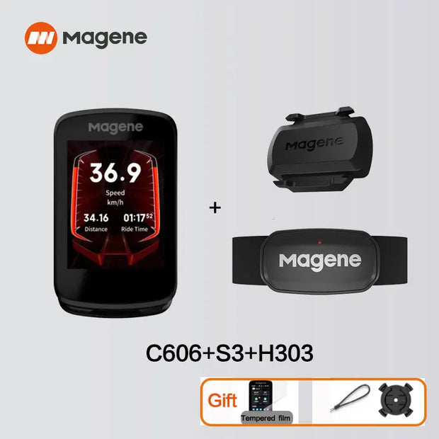 Magene GPS Bike Computer C606 Navigation Speedometer