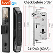 3D Real-time Intercom Face Recognition Digital Door Lock With Camera FIngerprint Password Unlock Keyless Electronic Door Lock
