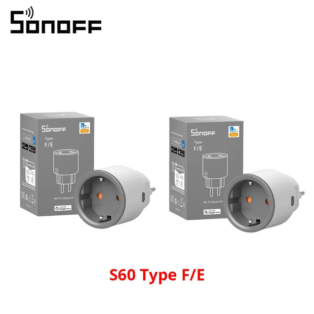 SONOFF S60 EU SONOFF Wifi Socket Smart WiFi Plug