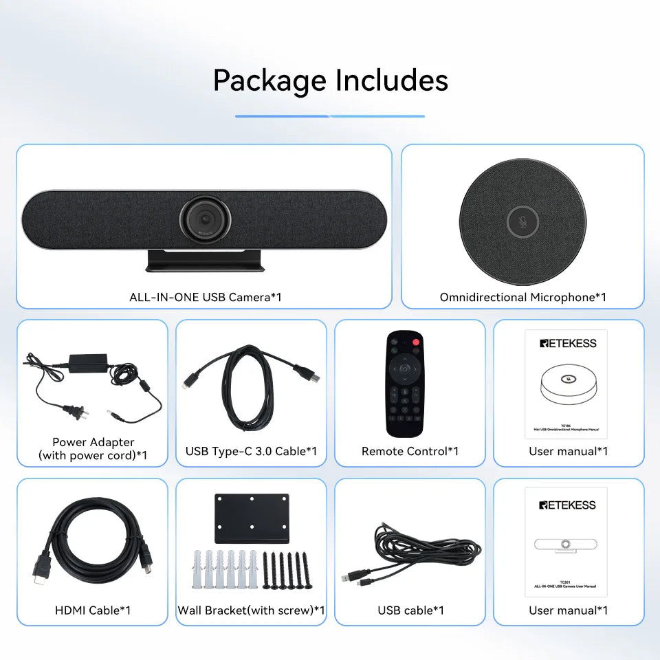 Retekess TC201 Conference Video Camera TC106