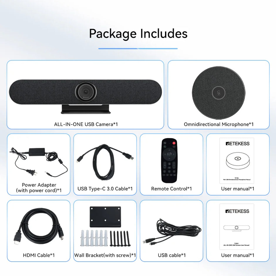 Retekess TC201 Conference Video Camera TC106