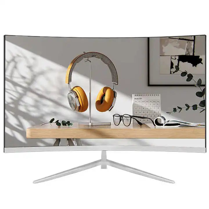 24 Inch Frameless Curved Screen 144HZ PC Computer  For Home Gaming