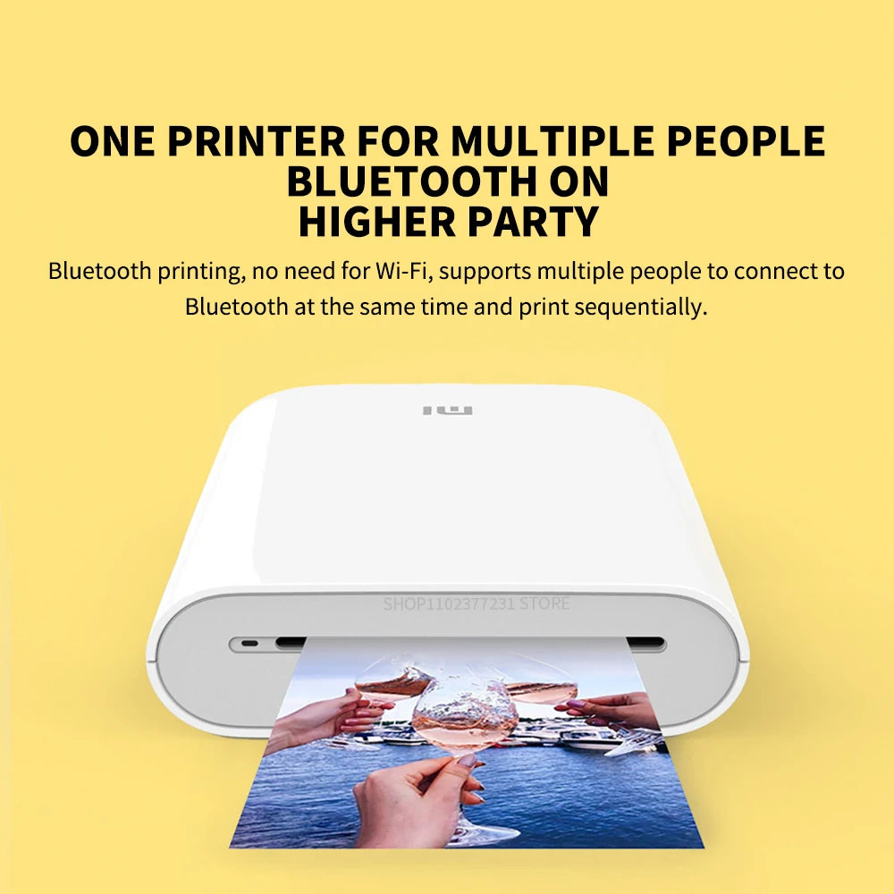Xiaomi mijia AR Printer 300dpi Portable Photo Mini Pocket