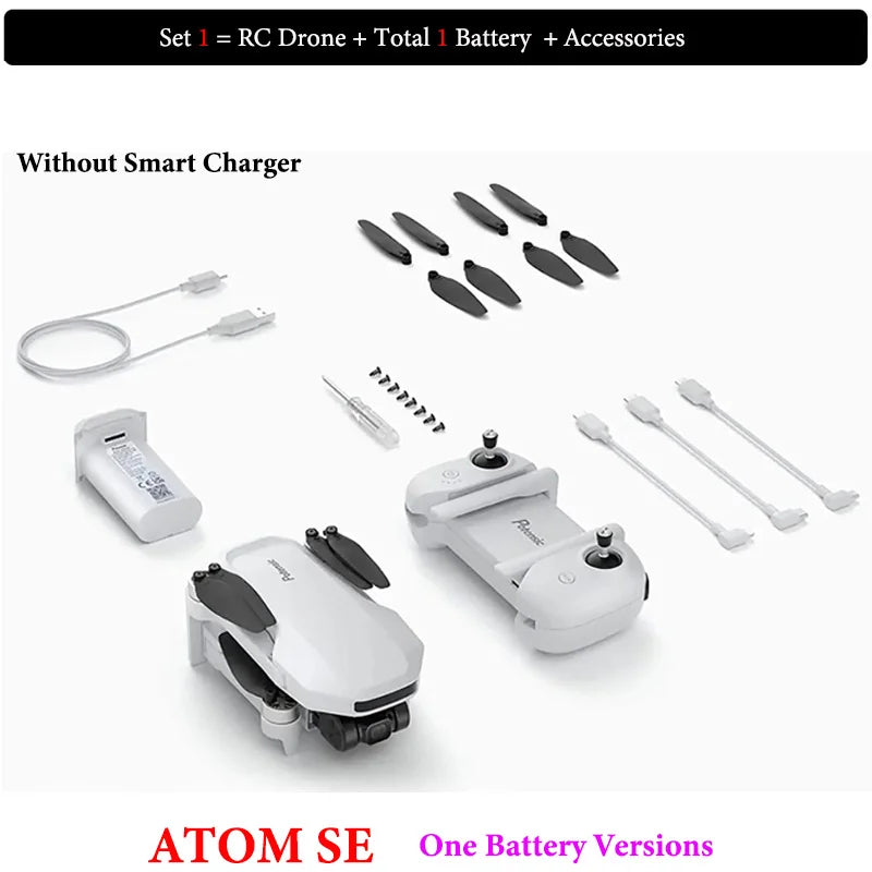 Potensic ATOM SE GPS Drone Single Axis Gimbal 4K HD Camera