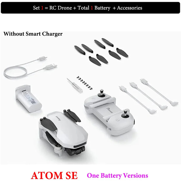 Potensic ATOM SE GPS Drone Single Axis Gimbal 4K HD Camera