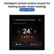Smart Zigbee Thermostat - LED Touch Screen Climate Control for Heating, Cooling & Water Systems