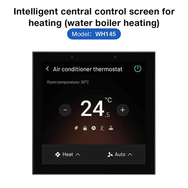 Smart Zigbee Thermostat - LED Touch Screen Climate Control for Heating, Cooling & Water Systems