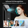 3D Real-time Intercom Face Recognition Digital Door Lock With Camera FIngerprint Password Unlock Keyless Electronic Door Lock