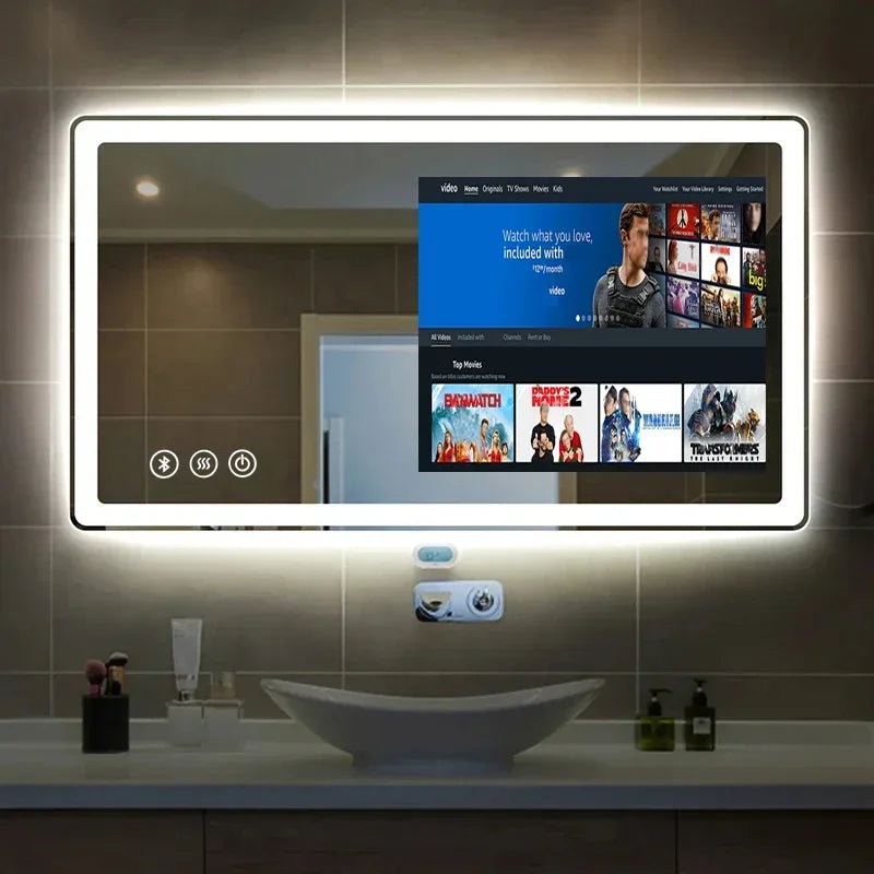 smart mirrors, with touch TV, Android windows