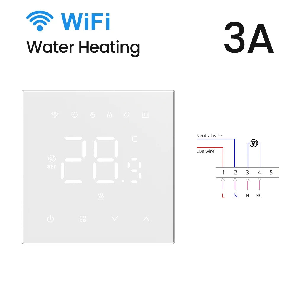 AVATTO Tuya Smartlife HD LED WiFi Thermostat Controller