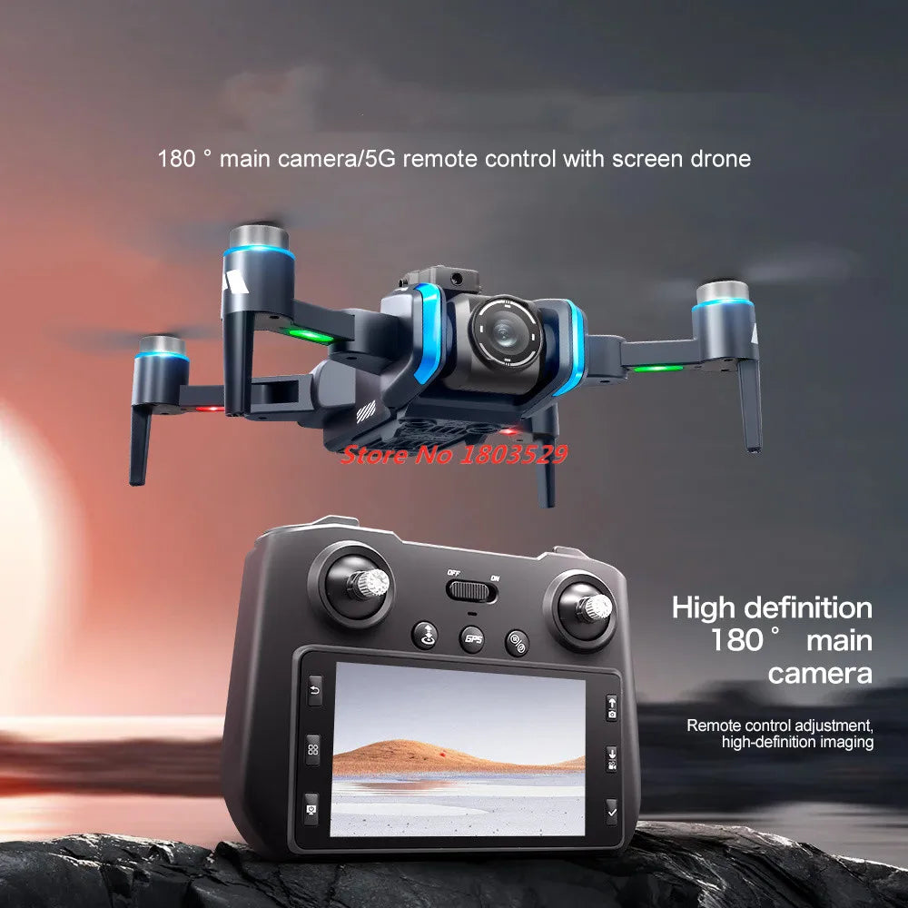8K Brushless Obstacle Avoidance WIFI FPV RC Drone 8K Aerial Camera