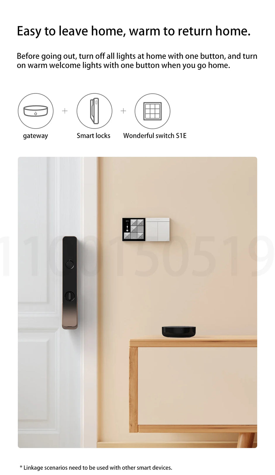 Aqara Smart Switch S1E Touch Control