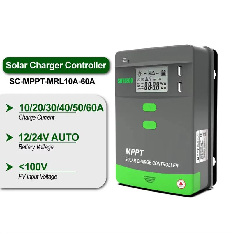 MPPT Solar Charge Controller 60A 50A 40A 30A 20A