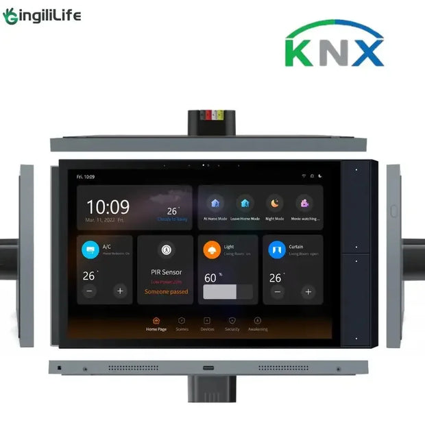 10 Inch Home KNX Control Panel Central Switch Wall syetem POE