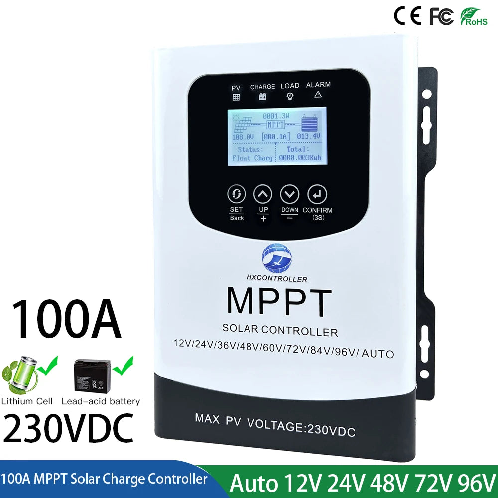 MPPT 100A 80A 230VDC  Solar Charge Controller